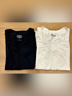 Vintage Juicy Couture V-Neck Tees (2)